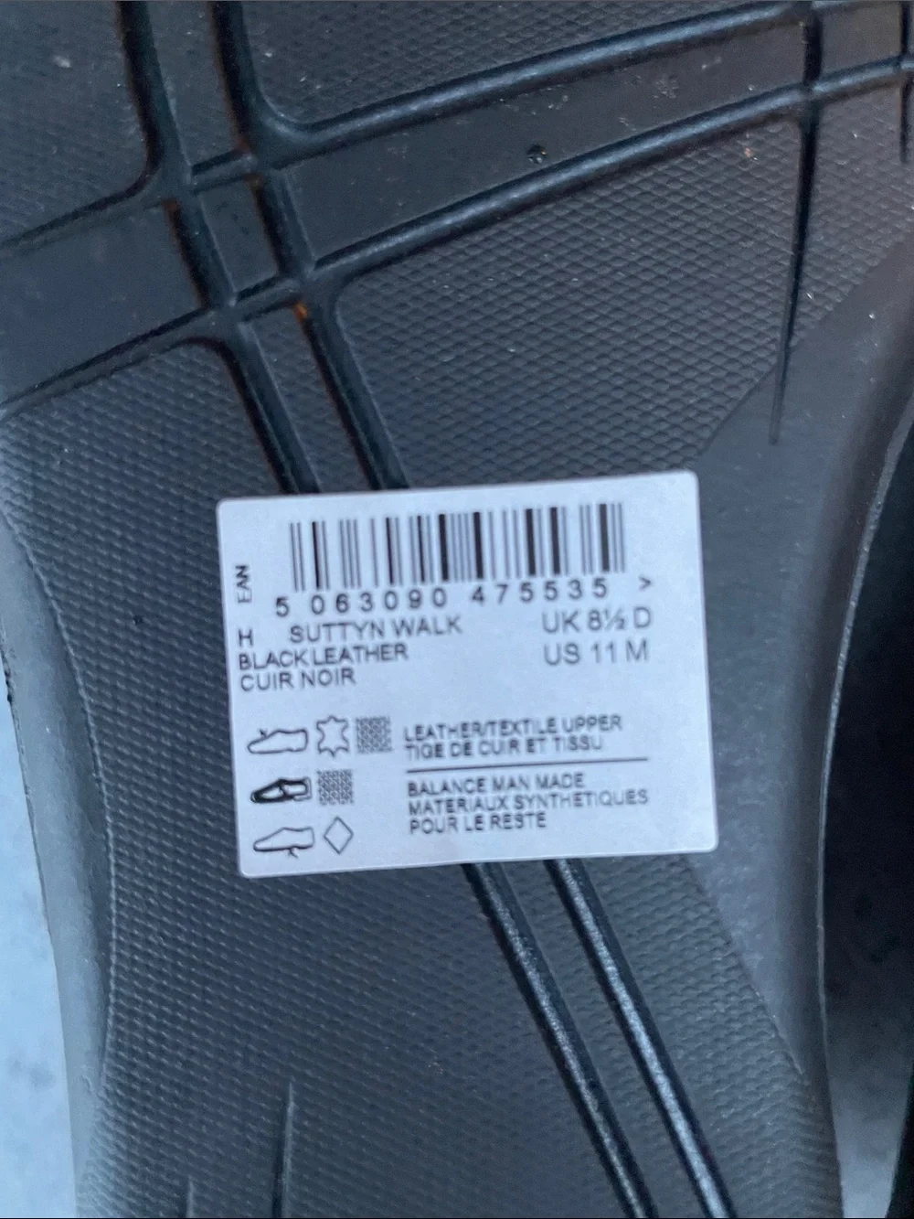NWT Clarks ‘Suttyn Walk’ Women’s Black Leather Wedge - Size 11
